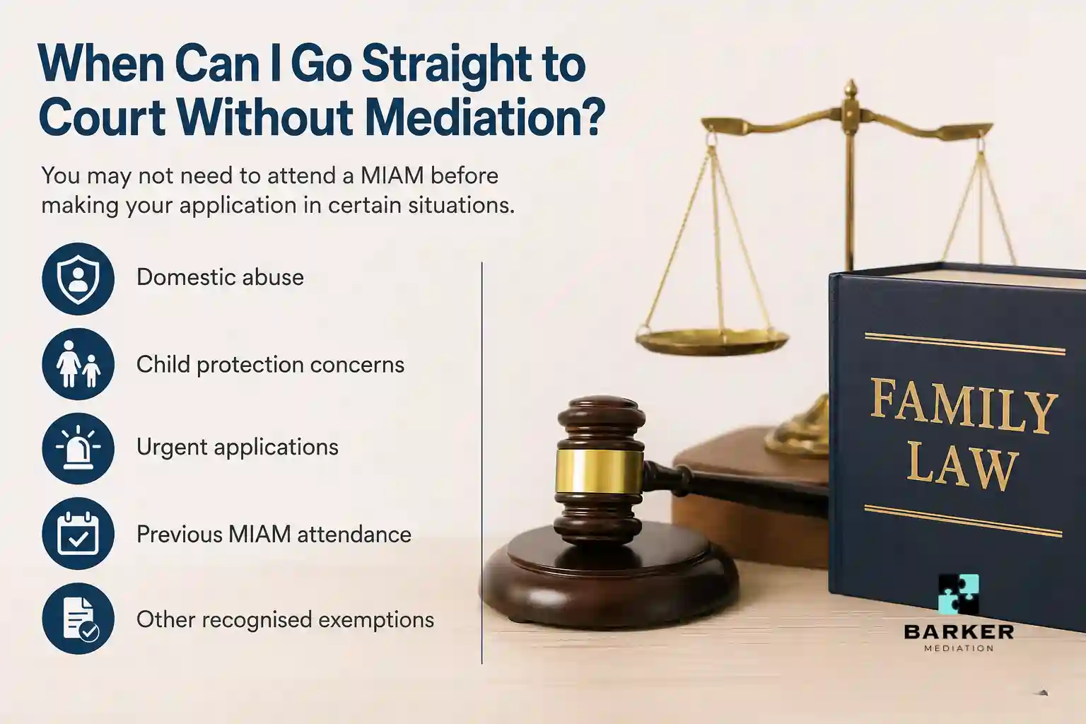 When Can I Go Straight to Court Without Mediation Telford?